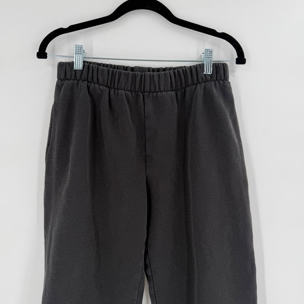 J Galt Jogger Sweatpants Women OS Small Faded Black Pull on Loungewear Indie - Picture 4 of 11